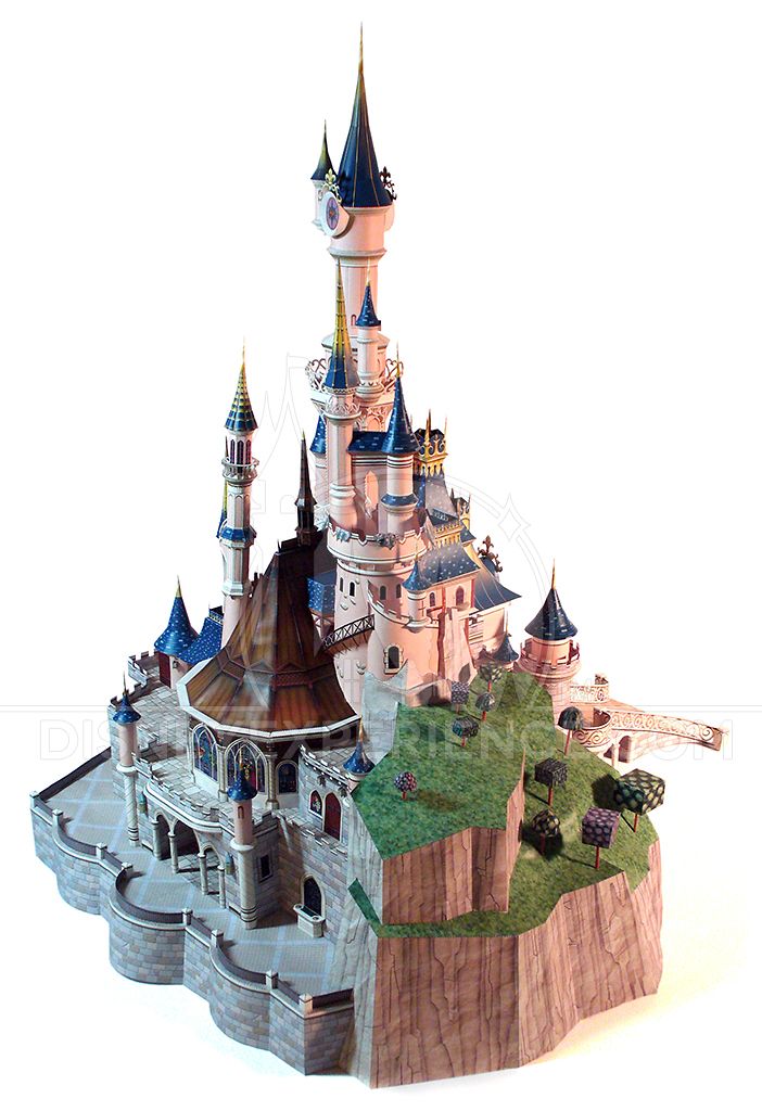 Disneyland Paris: Sleeping Beauty Castle Paper Model