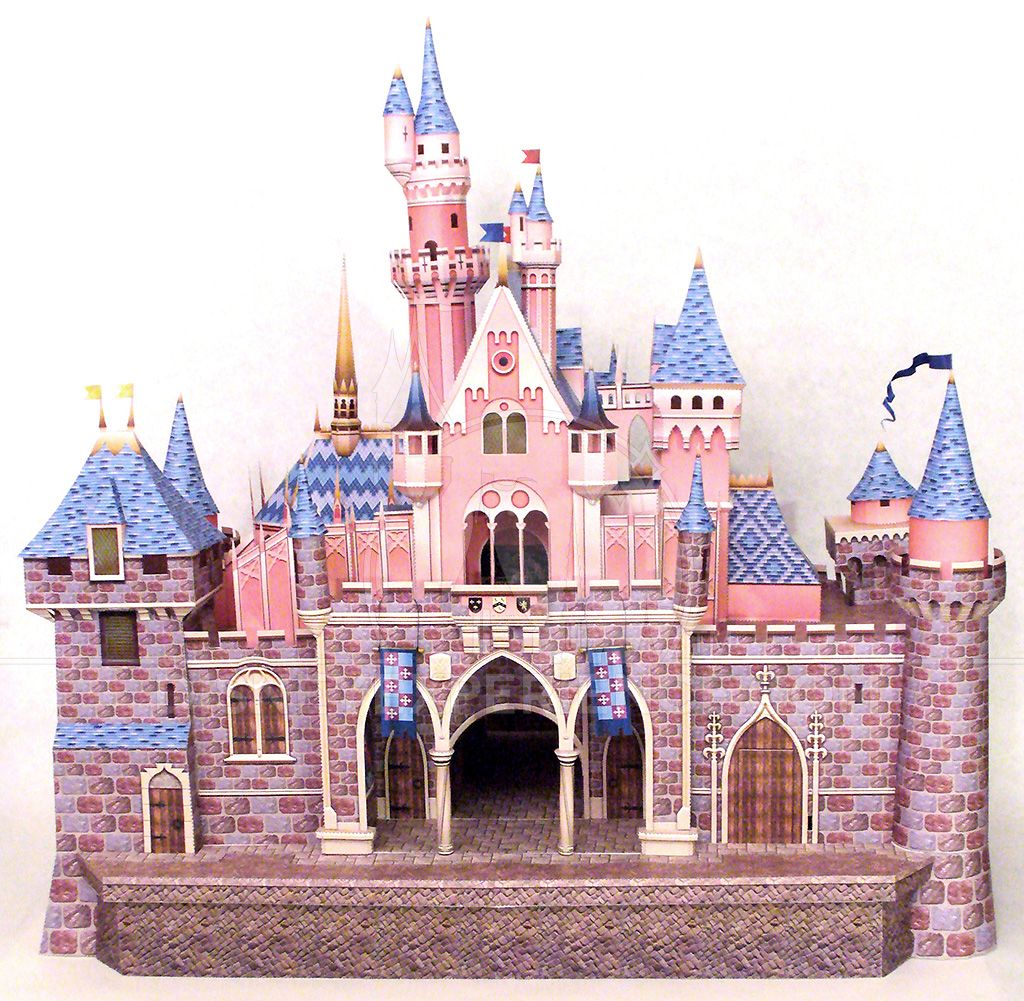 STL file Sleeping Beauty Castle Disneyland Paris・3D printable design to  download・Cults