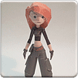 Kim Possible Paper Model