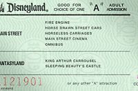 Disneyland 'A' Ticket Wallpaper
