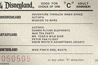 Disneyland 'C' Ticket Wallpaper