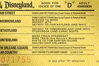Disneyland 'D' Ticket Wallpaper