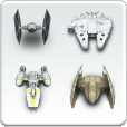 Star Wars Vehicles Icon Set