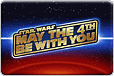 May the 4th Be With You Wallpaper (gold)
