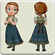 Child Anna Paper Model