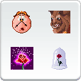 "Beauty and the Beast" Icons