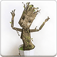 Dancing Baby Groot Papercraft