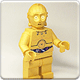 LEGO C-3PO Paper Model