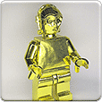 LEGO C-3PO (Gold) Paper Model