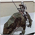 Sandtrooper on Dewback Paper Model
