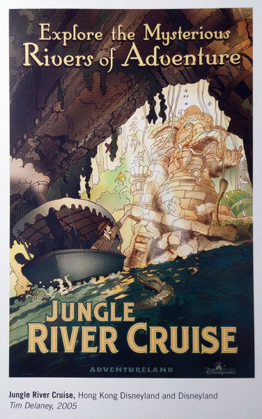 Jungle River Cruise Attraction Poster