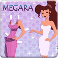 Megara Paper Doll