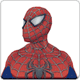 Spider-Man Bust Paper Model