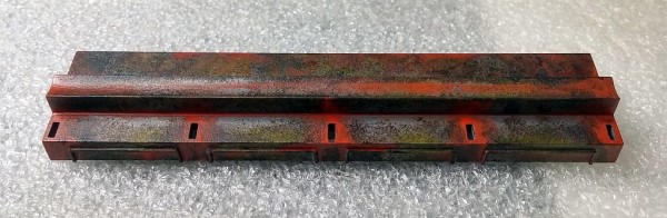 First Layer of Rust on the Pipe Support
