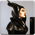 Maleficent Bust Paper Model