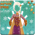 "Frozen" Pumpkin Spice Paper Doll Dresses