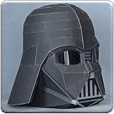 Darth Vader Helmet Paper Model