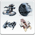 Star Wars Vehicles Icon Set
