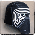 Kylo Ren's Helmet Paper Model