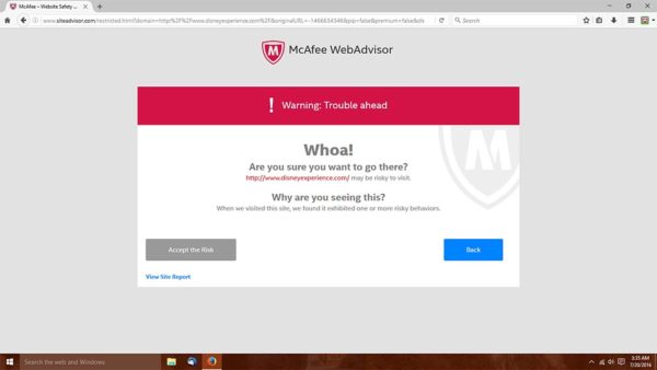 McAfee WebAdvisor