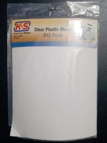 .015''-Thick Clear Plastic Sheets