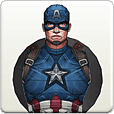 Captain America Bust Paper Model