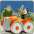 Donald Duck's Car Paper Toy