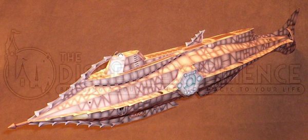 "20,000 Leagues Under the Sea" Nautilus Paper Model