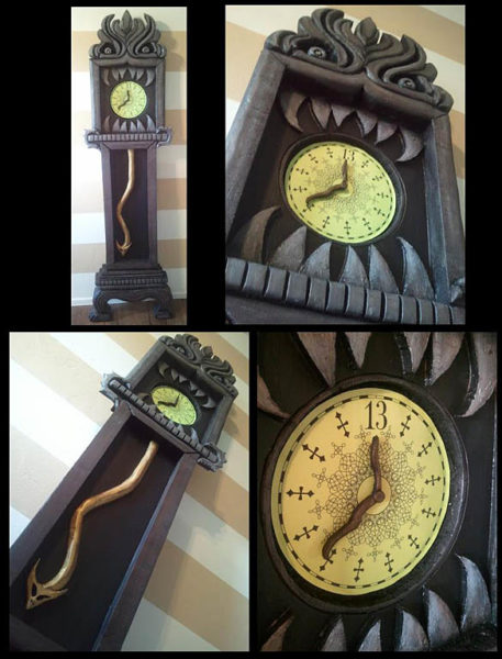 Haunted Mansion Demon Clock