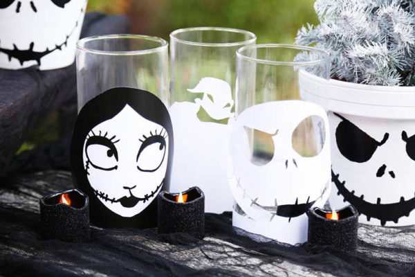"Nightmare Before Christmas" Candle Holders