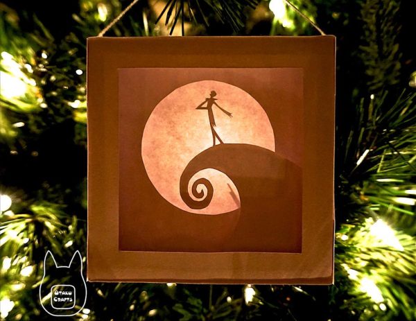 "Nightmare Before Christmas" Lightbox Ornament