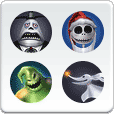 "Nightmare Before Christmas" Icon Set