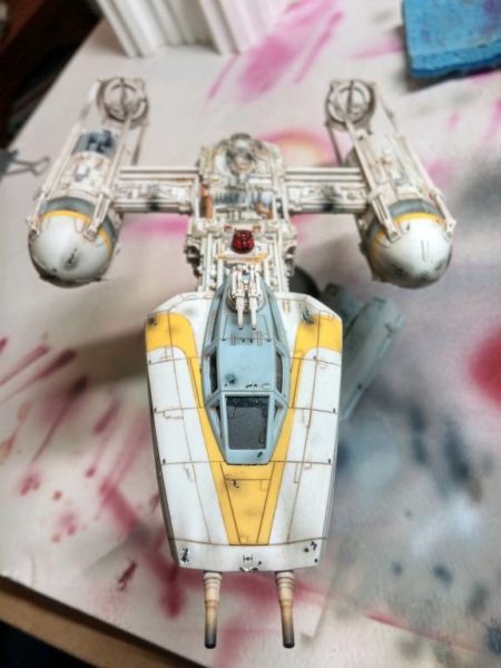 Finished Bandai Y-Wing 01