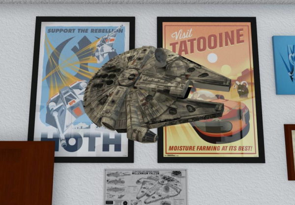 CG Millennium Falcon Display