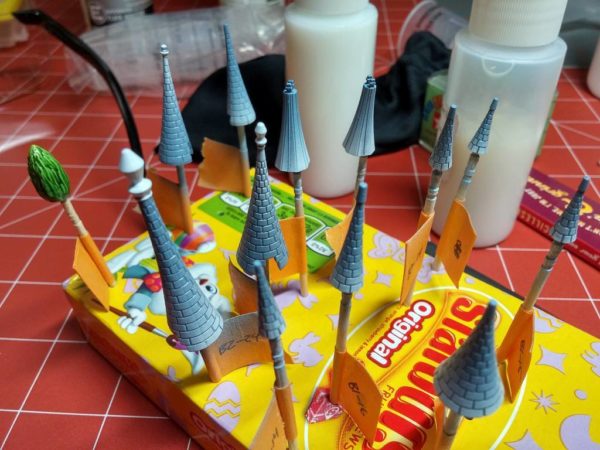 Painting the Turrets