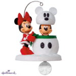 Disney Mickey and Minnie Snowmouse Surprise Ornament