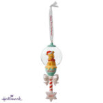 Disney Winnie the Pooh Baby's First Christmas Rattle Ornament