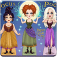 "Hocus Pocus" Paper Doll Set