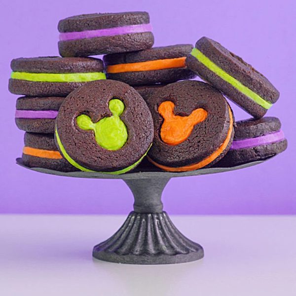 Hidden Mickey Halloween Cookies