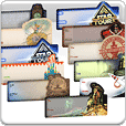 Theme Park Gift Tags, Pack 2