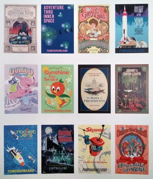 2018 Disney Parks & Resorts Attraction Poster Calendar