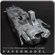 First Order Atmospheric Assault Lander Paper Model