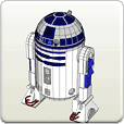R2-D2 Paper Model
