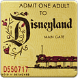 Disneyland Ticket Book