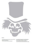 Hatbox Ghost Pumpkin Carving Pattern