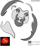 Mufasa Pumpkin Carving Pattern