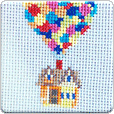 "Up" Cross Stitch