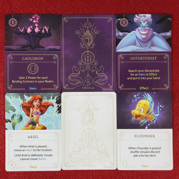 Ursula Villain & Fate Cards