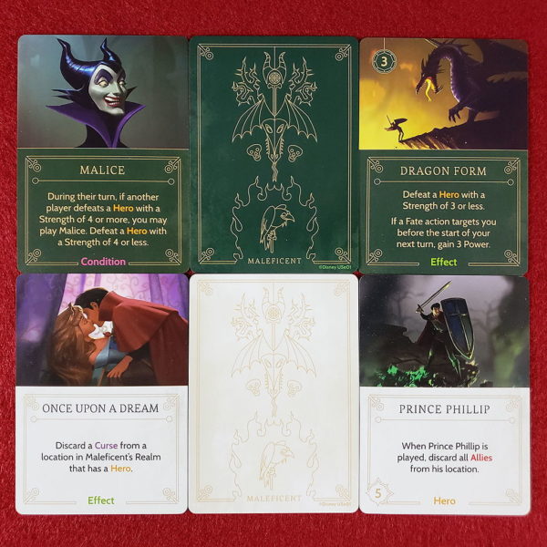 Maleficent Villain & Fate Cards