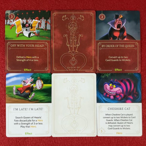 Queen of Hearts Villain & Fate Cards